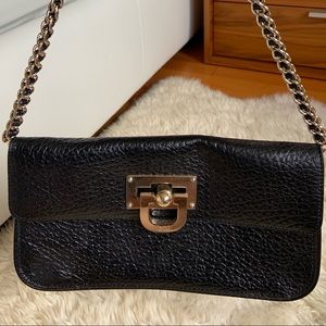 DKNY leather clutch. Gently used
